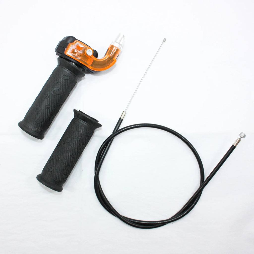 Twist Throttle Accelerator Grip + Cable for 49cc Mini Monkey Quad ATV (2000–2023)