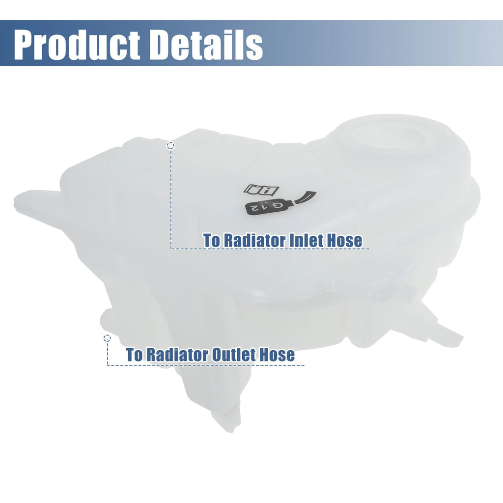 Coolant Radiator Reservoir Tank 4F0121403N w/ Sensor for Audi A6 (2005–2011)