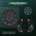 2X 1.5" Hub Centric Wheel Spacers 6x5.5 12x1.5 for Ford Ranger (2013–2025)