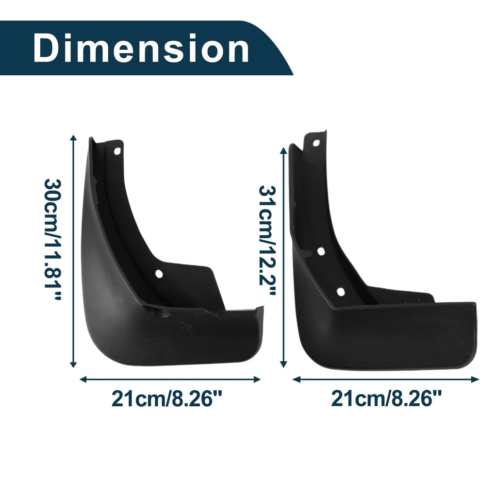 Set of 4 Mud Flaps Splash Guards for Volkswagen Variant (2016–2022)