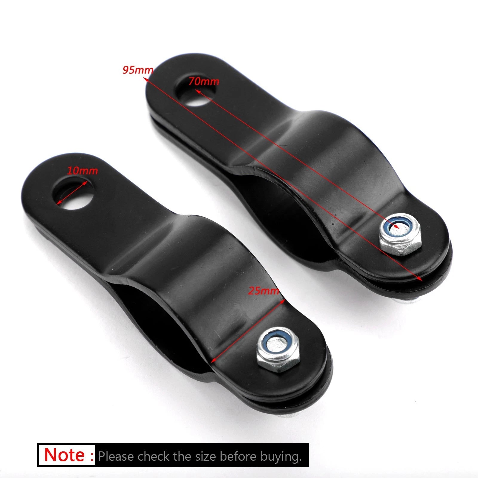 Foglight Bracket for Motorcycle (30-35MM Adjustable Mount)