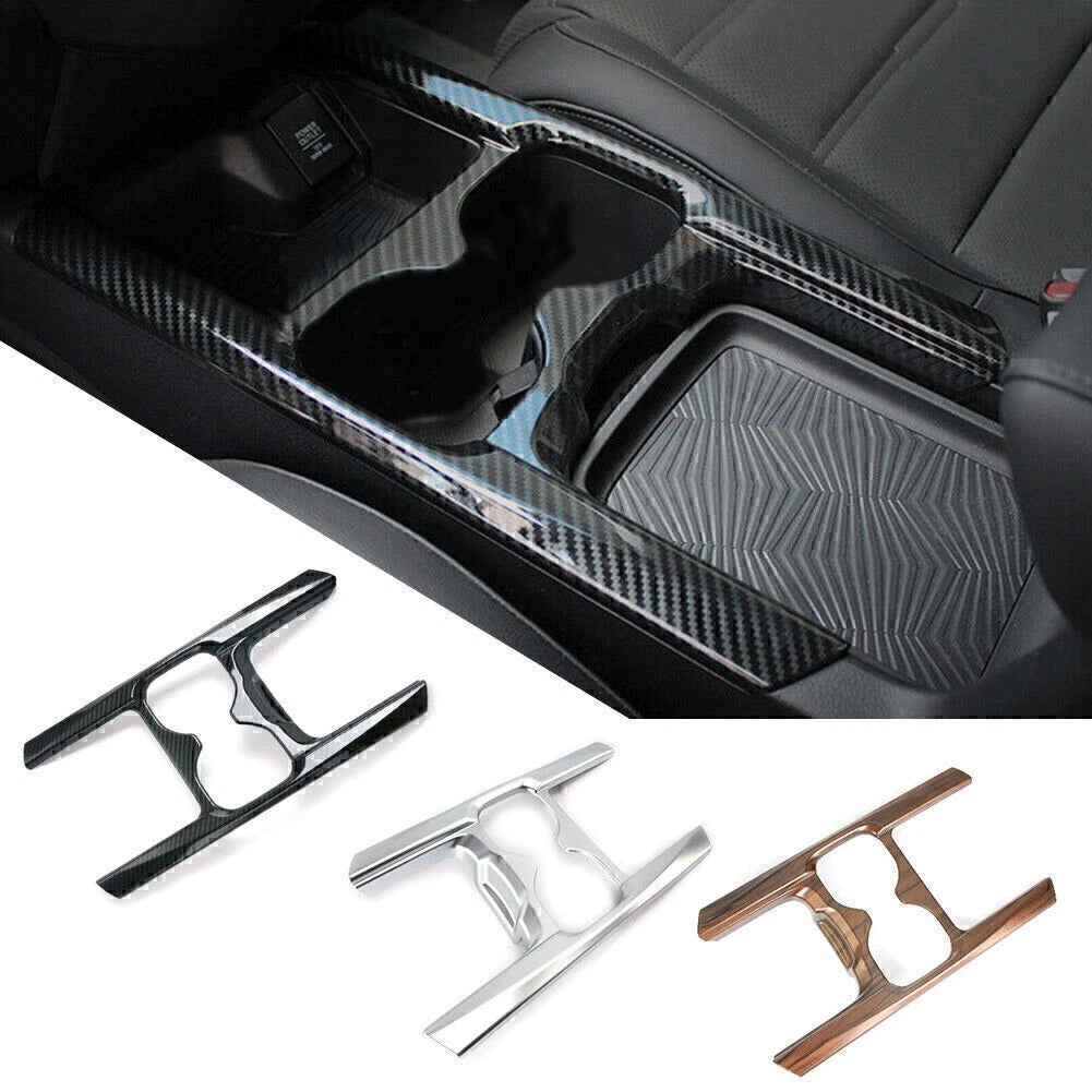 Carbon Fiber Water Cup Holder Trim for Honda CR-V (2017–2019)