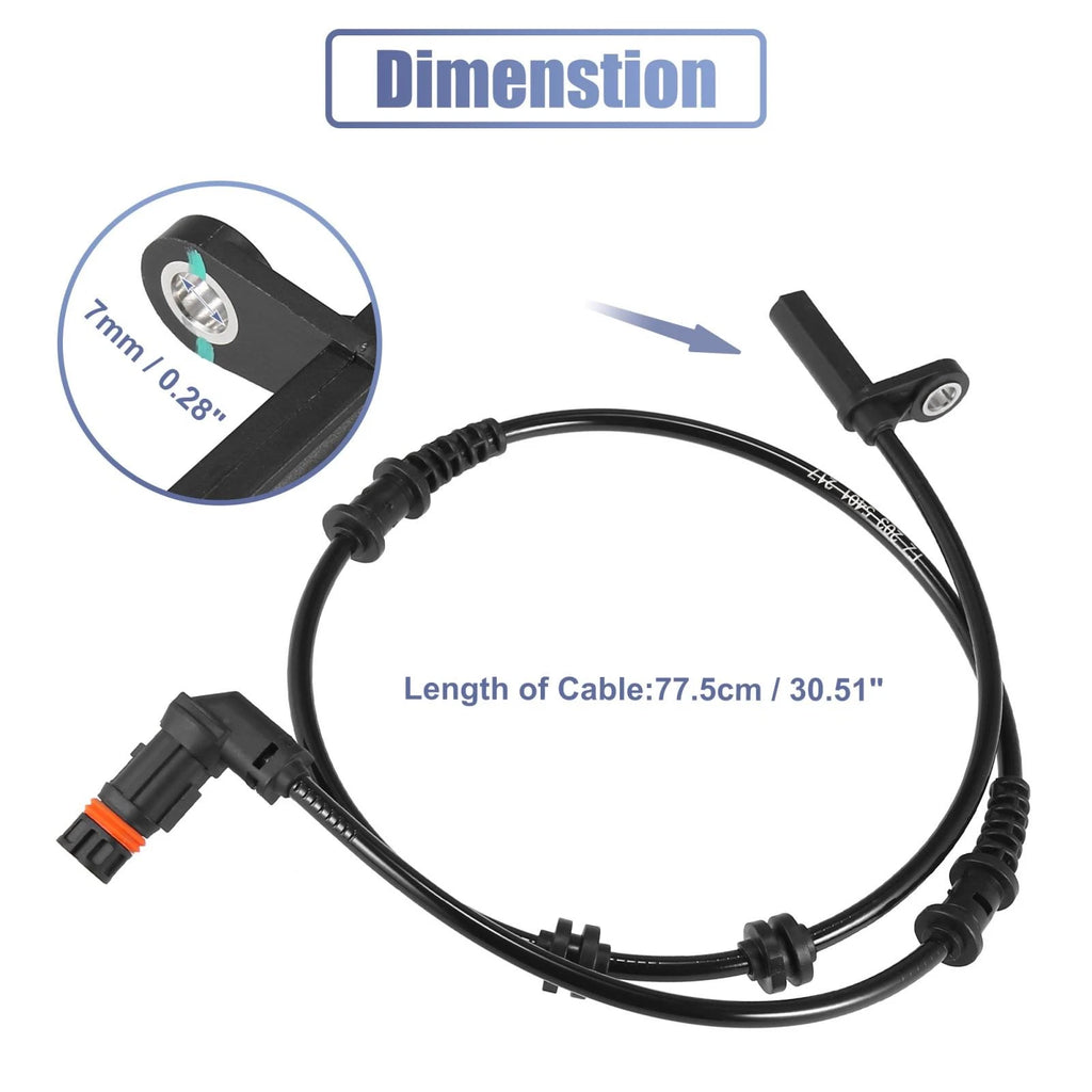 ABS Wheel Speed Sensor 2035401217 for Mercedes-Benz C280 C350 (2001–2007)