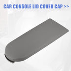 Center Console Armrest Cover Cap for VW Jetta Golf (2010–2018) - Grey PU Leather