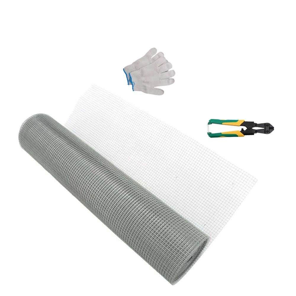 Set of 4 Welded Wire Mesh Fencing for Poultry, Chicken, Garden (48" x 100FT)