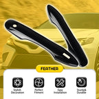 Set of 4 Gloss Black Door Handle Covers for Toyota Camry Corolla Avalon (2018–2024)