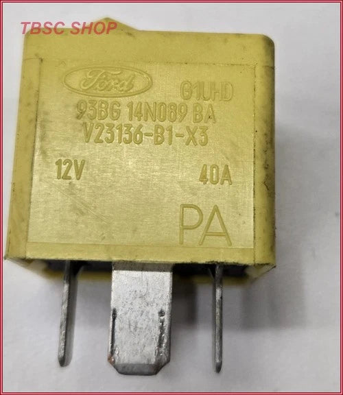 4 Pin Relay for Ford (1993–1993) 93BG-14N089-BA Yellow OEM