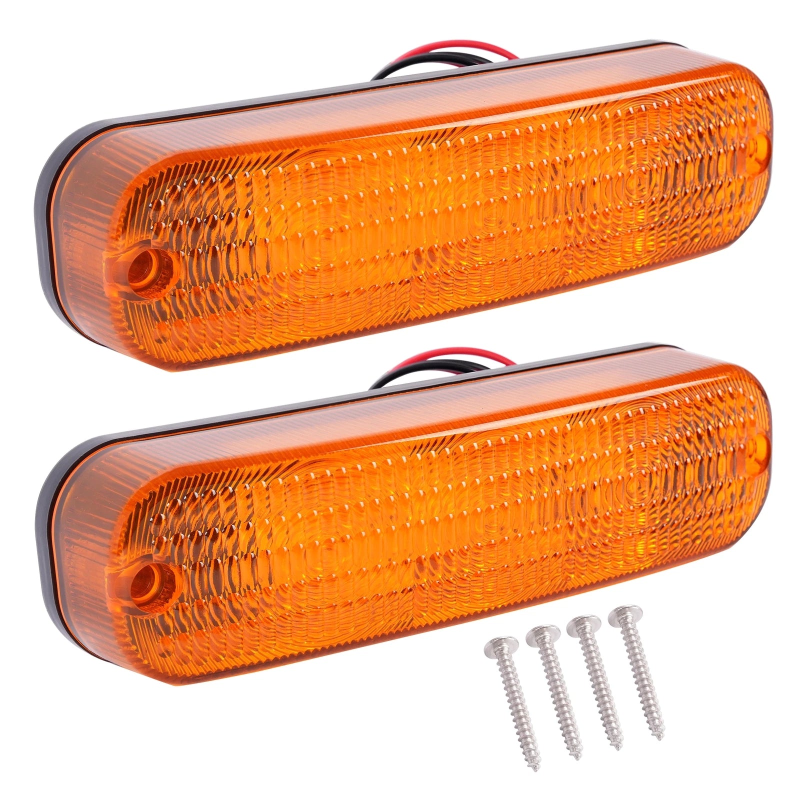 2X LED Amber Flashing Cab Lights for John Deere Tractor