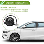 Radiator Fan Motor for Toyota Camry (2012–2017) No. 163630A150