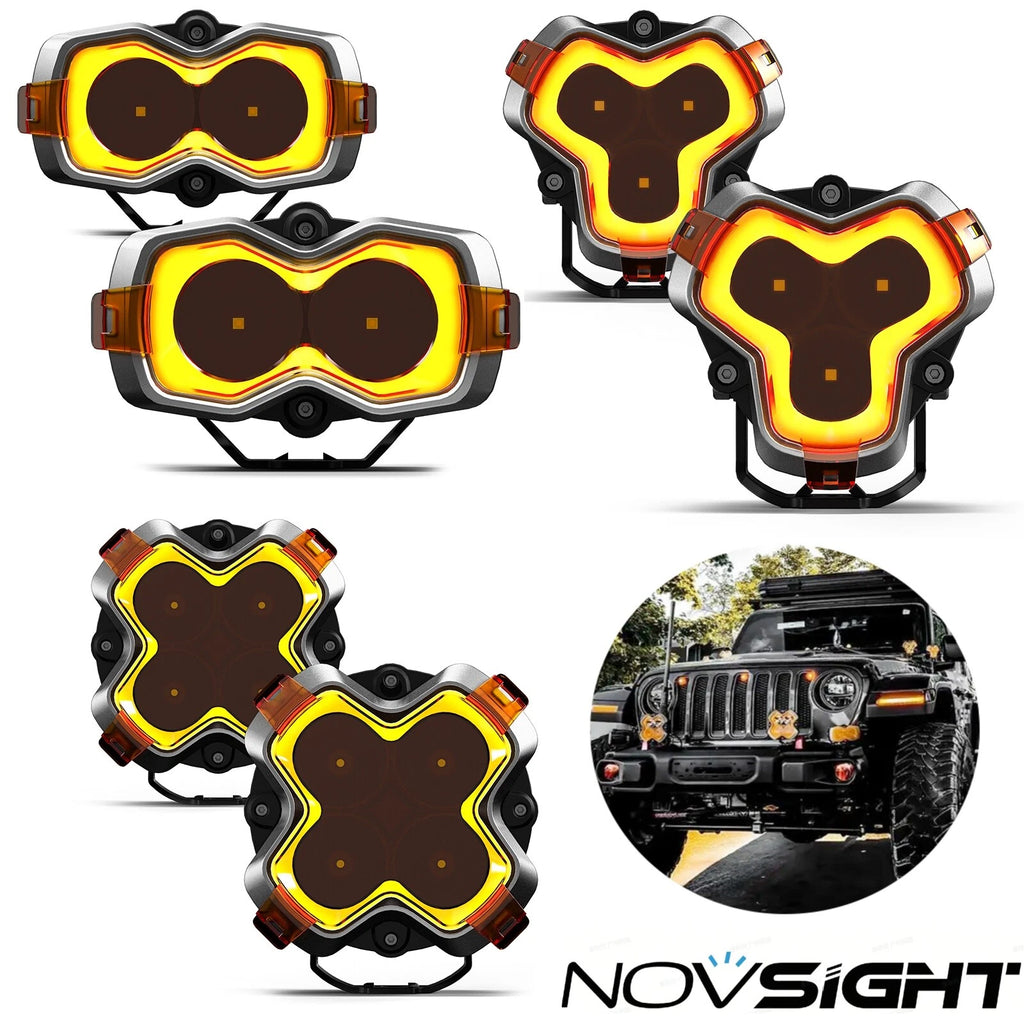 Set of 2 LED Work Light Pods for Jeep SUV Off Road (2010–2023)