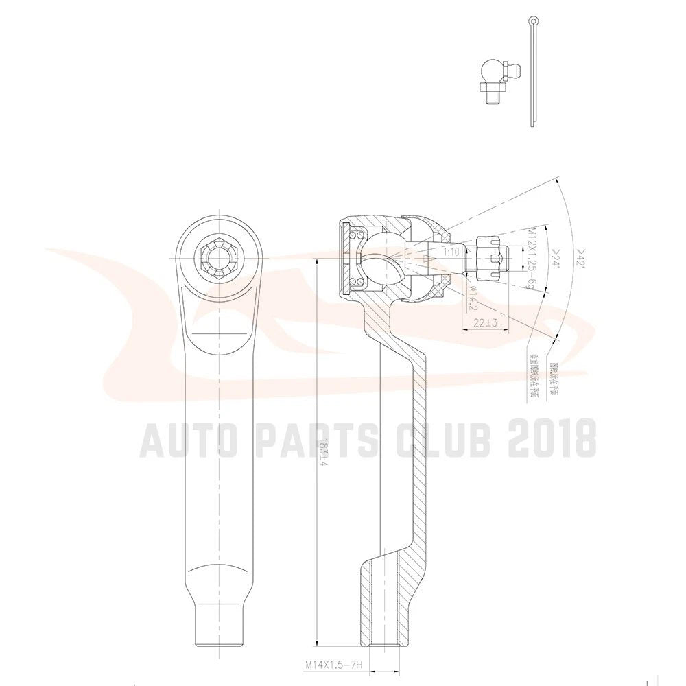 Set of 8 Upper Lower Control Arms Outer Tie Rods for Ford Thunderbird & Mercury Cougar