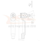 Set of 8 Upper Lower Control Arms Outer Tie Rods for Ford Thunderbird & Mercury Cougar