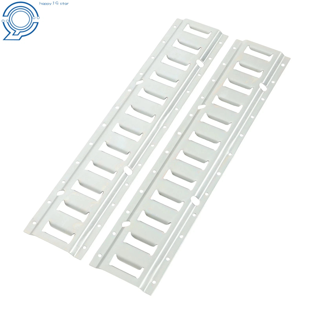 E Track Tie Down Rail Kit 8 Pack for Garages Trailers (2 FT)