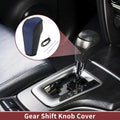 Gear Shift Knob Cover for BMW 3 Series E90 (2004-2012) Black Blue Faux Leather