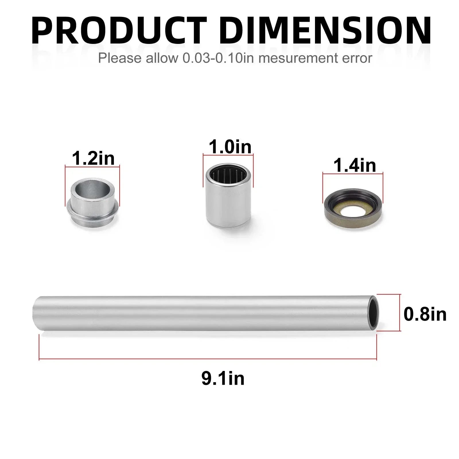 Swingarm Needle Bearing Bushing Kit for Honda TRX250R (1988–1989)
