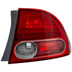 Passenger Side Outer Tail Light for Honda Civic Sedan (2006–2008)