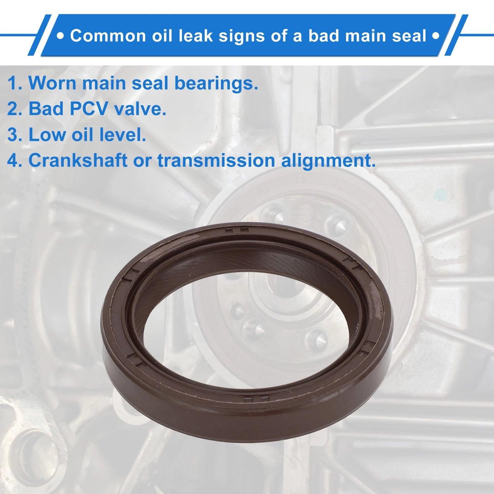 1 Pc Front Crankshaft Oil Seal for Toyota Camry Celica (1997–2006) No. 90311-38017