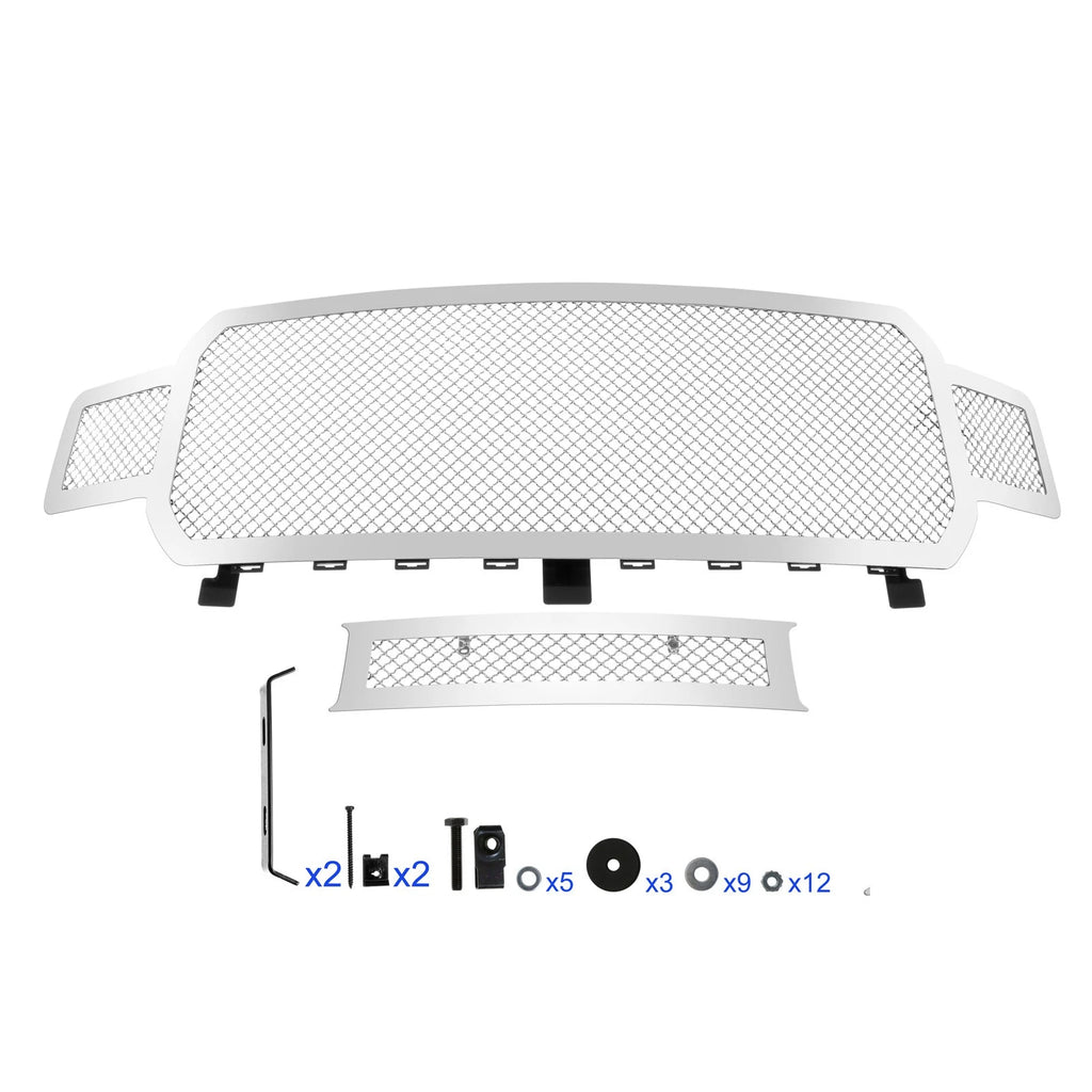 Stainless Steel Chrome Mesh Grille Insert for Ford F-150 (2018-2020)