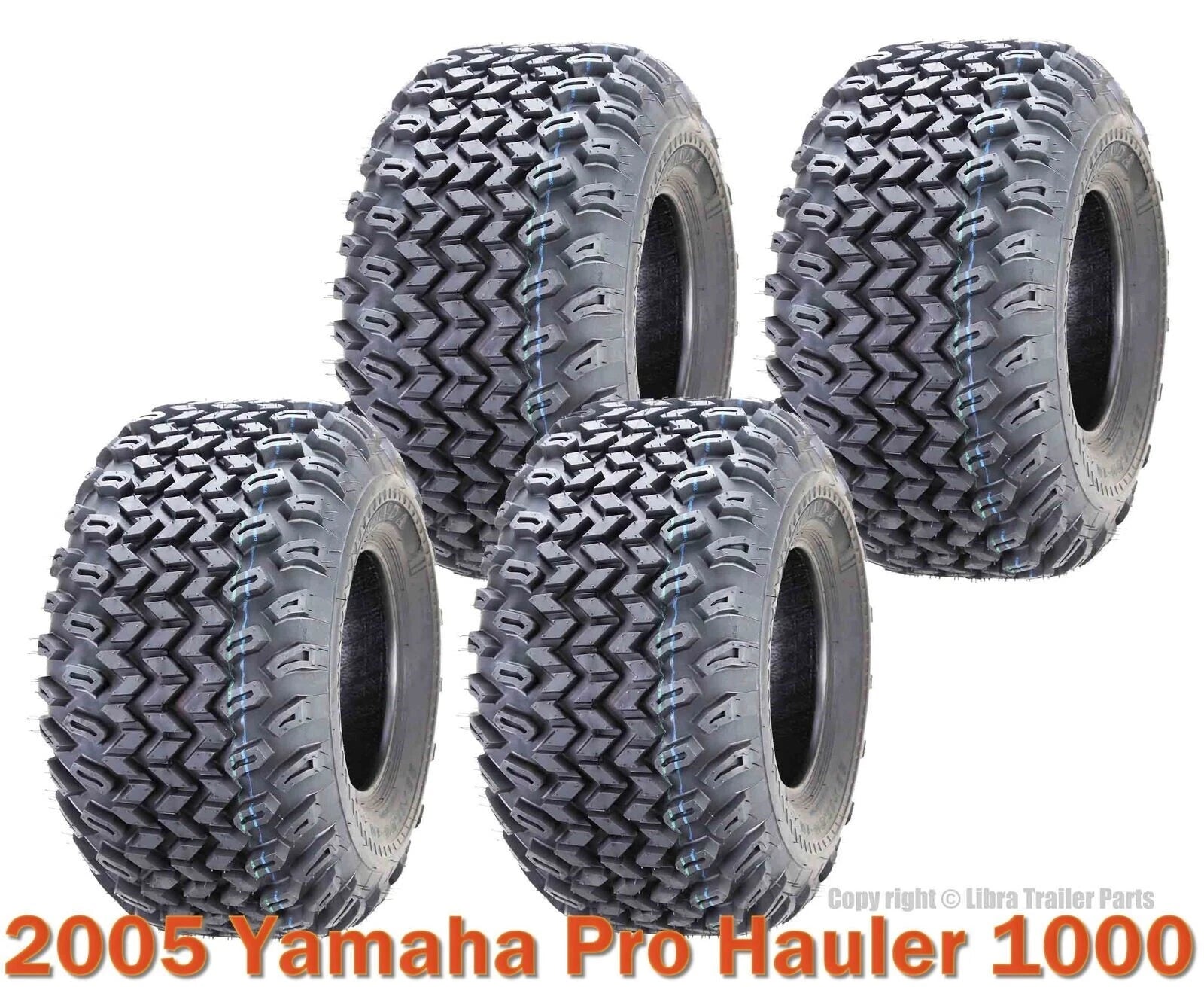 Set of 4 High Load UTV Tires 22x11-10 for Yamaha Pro Hauler 1000 (2005)
