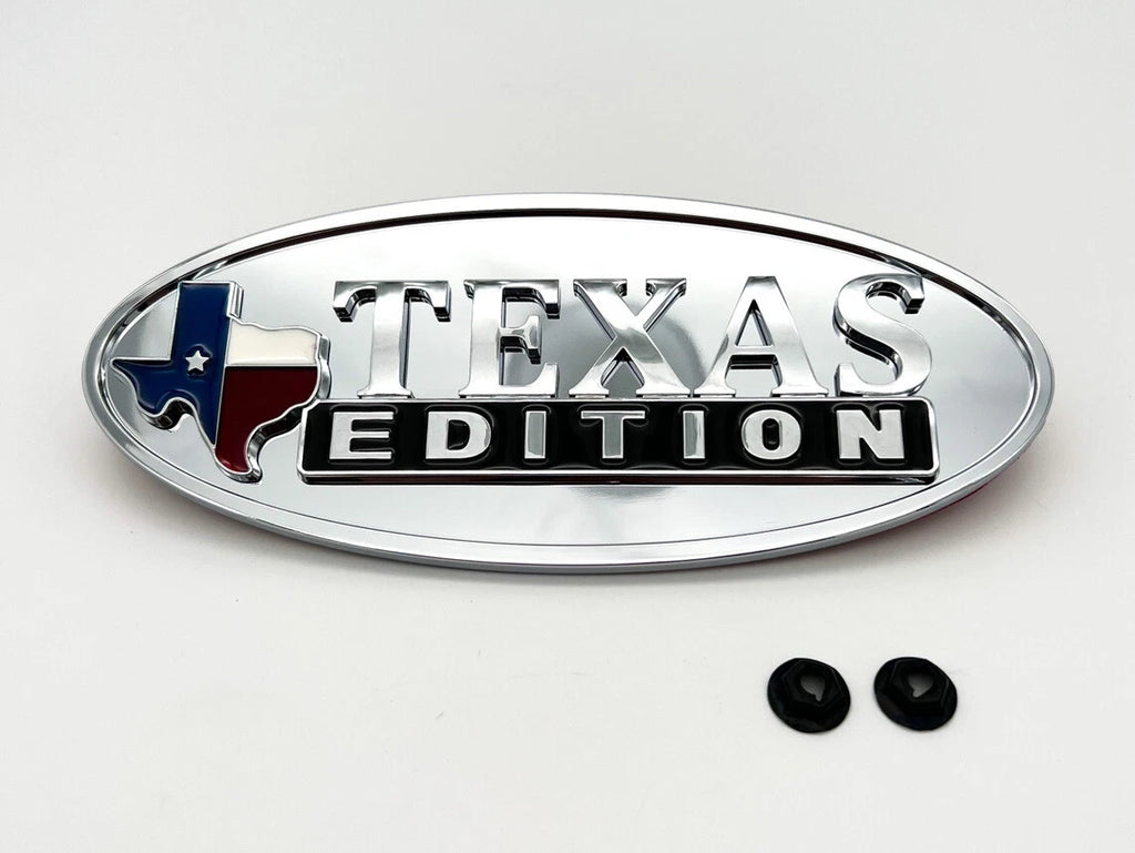 Hood Side Fender Emblems Chrome Texas Edition for Peterbilt (1987–2025)