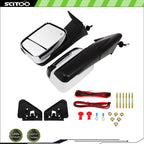 Chrome Power Heated Tow Mirrors with LED Signal for Dodge Ram (1998–2002)