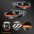 2X LED Projector Headlights for Ford Mustang (2018–2020)