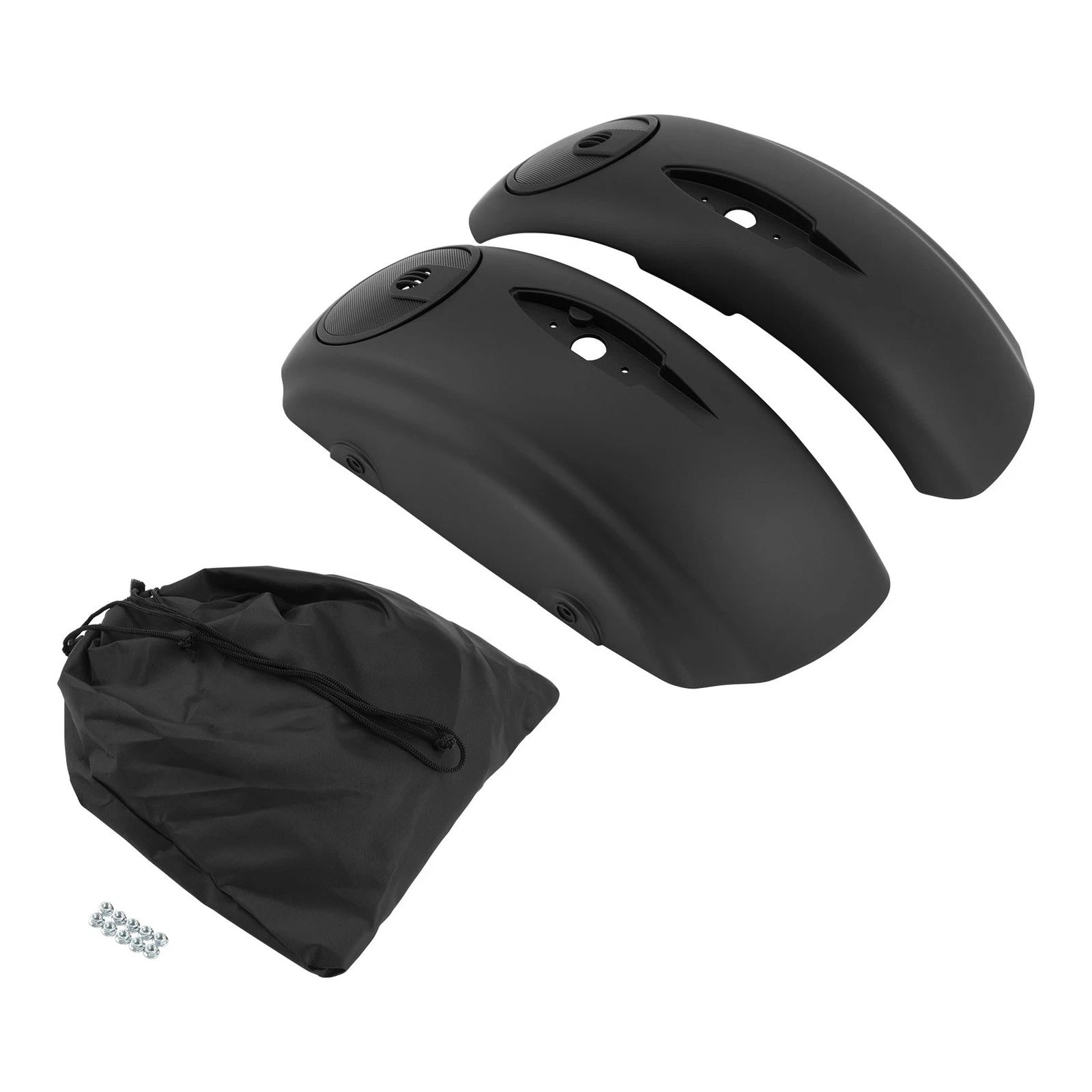 Matte Black Saddlebag Lid with 6.5'' Speaker Cutouts for Indian Chieftain (2014–2018)