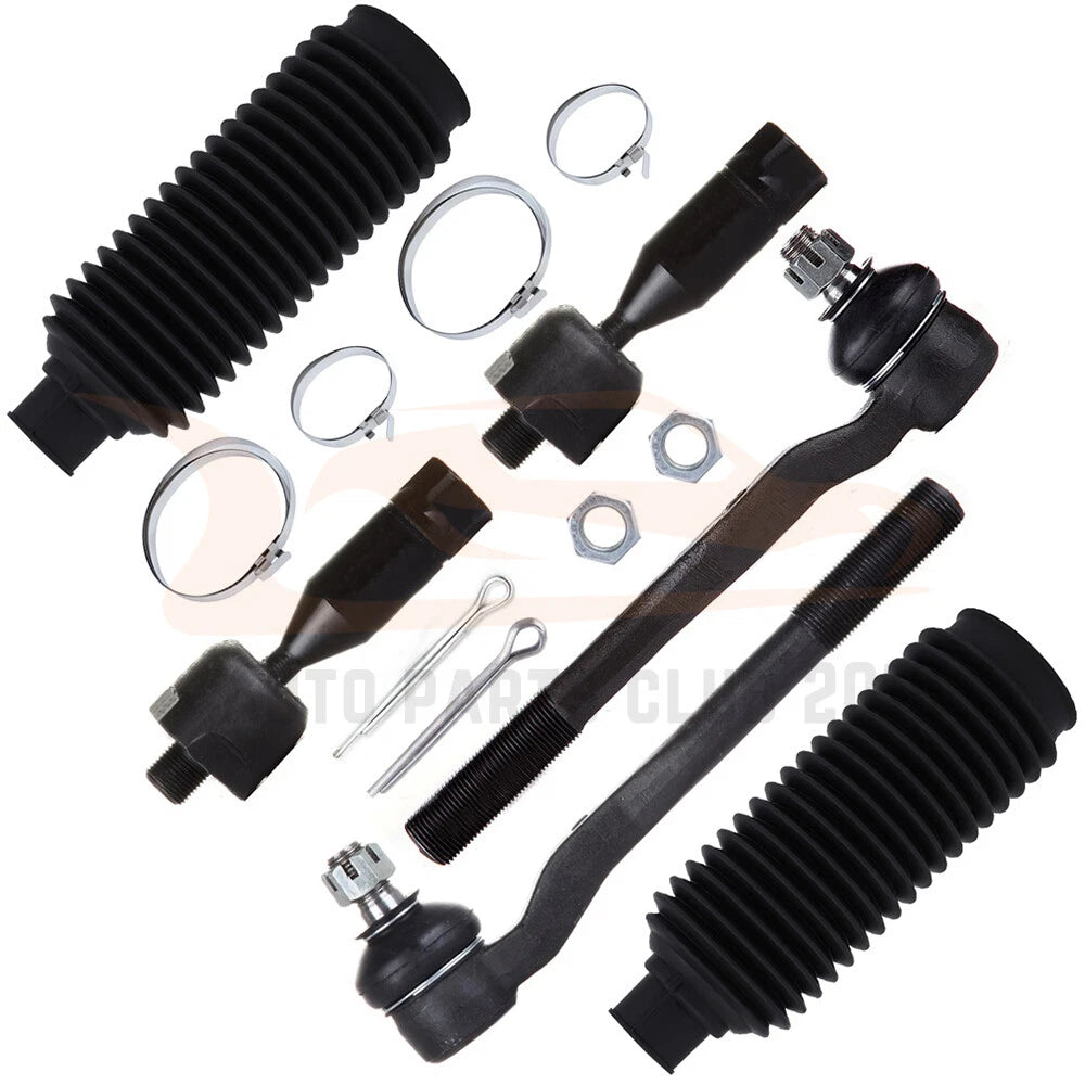 Set of 6 Steering Tie Rod Rack and Pinion Bellows for Toyota 4Runner (1996–2002)