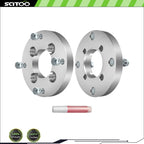 2X 4x110 to 4x156 1" Wheel Adapters 12x1.25 for Honda Rancher Foreman
