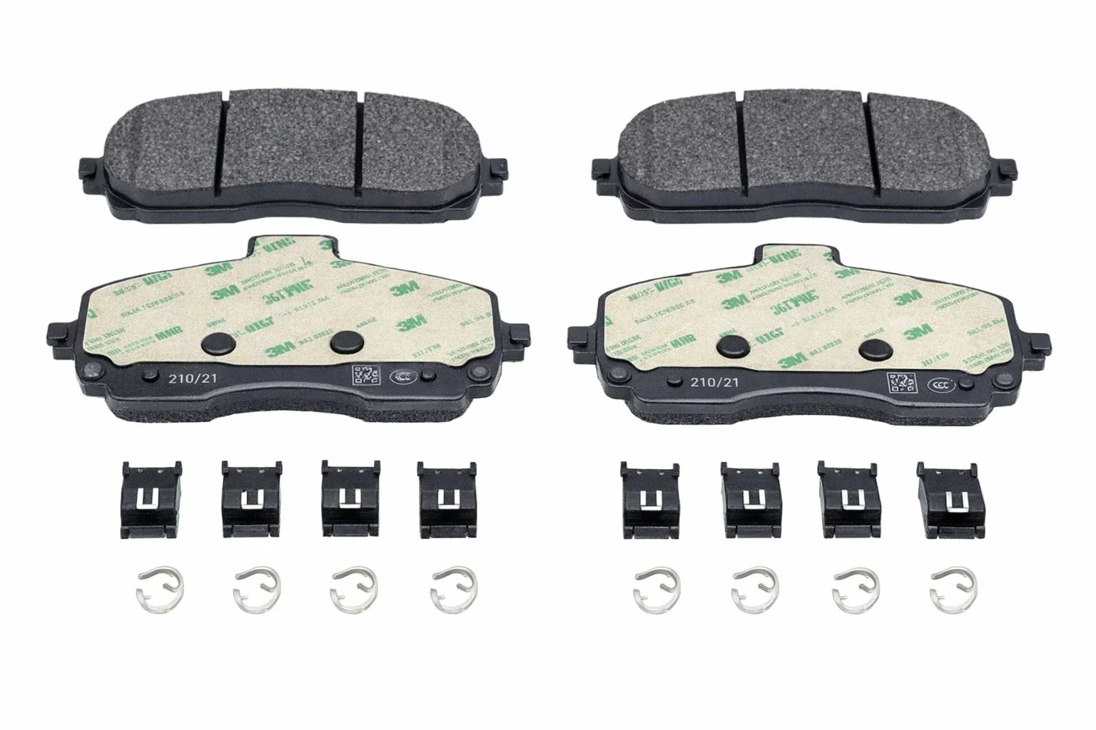 Set of 4 Front Disc Brake Pads for Mercedes-Benz GLE350 (2020–2023) 0004202905