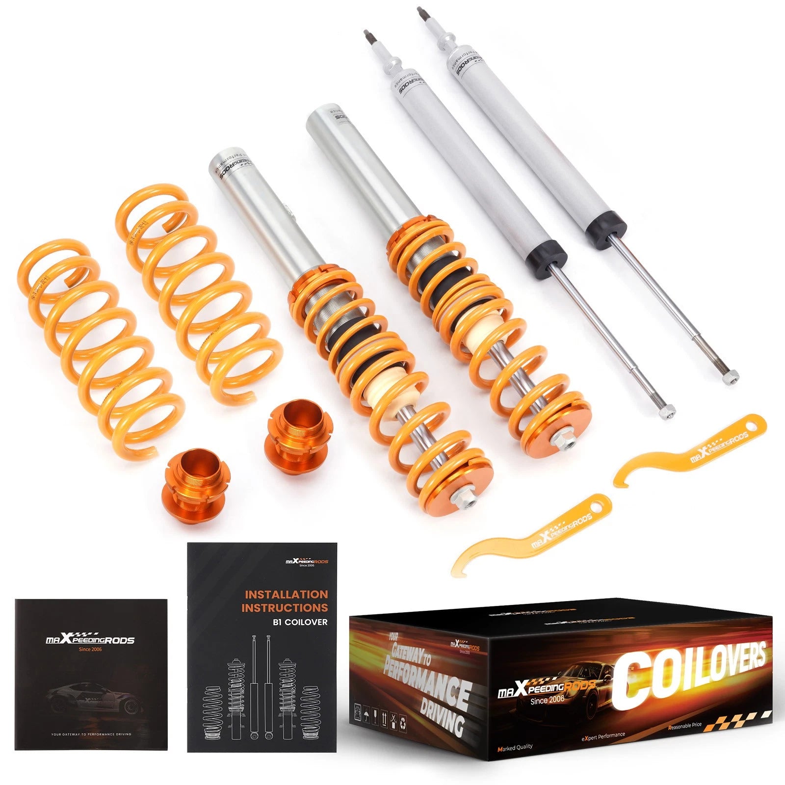 Coilovers Shock Suspension Kit for BMW E90/E92 325i (2005–2013) RWD