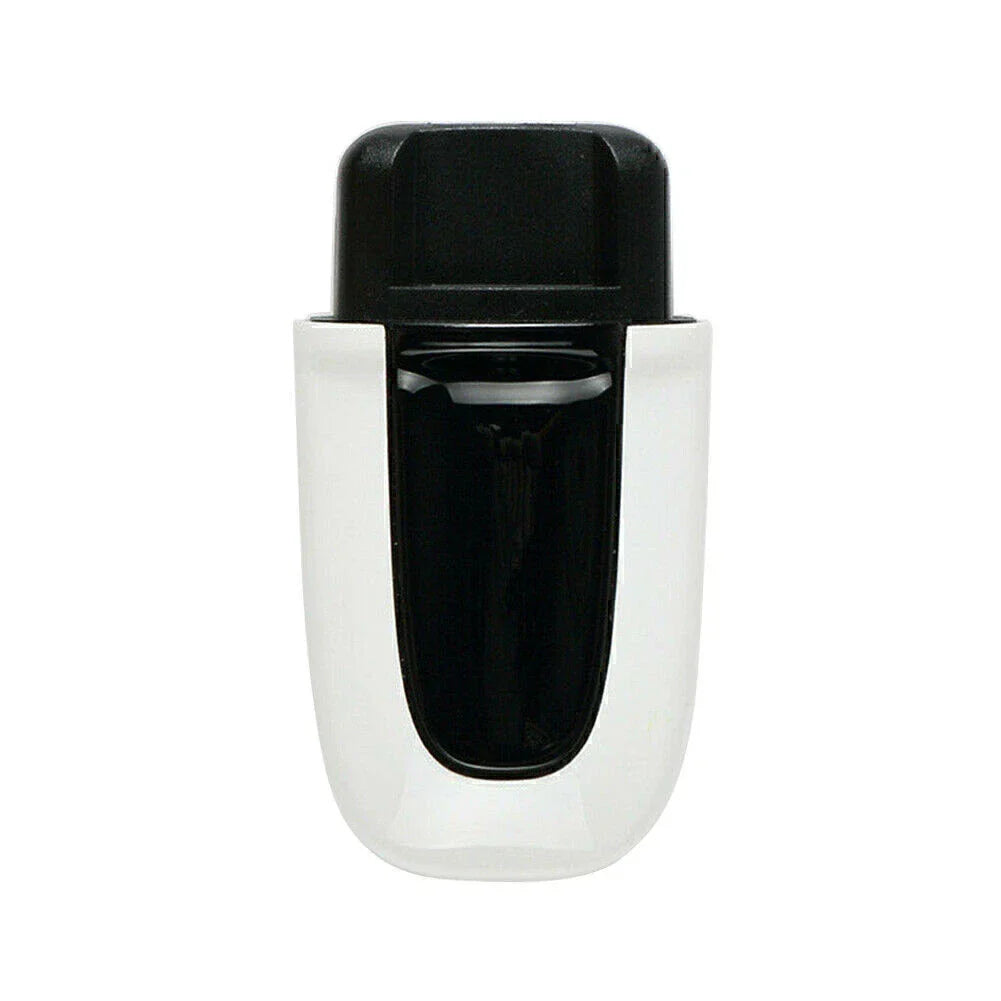 1x White ABS One Button Start Key Cover Case for Macan (2015-2023)