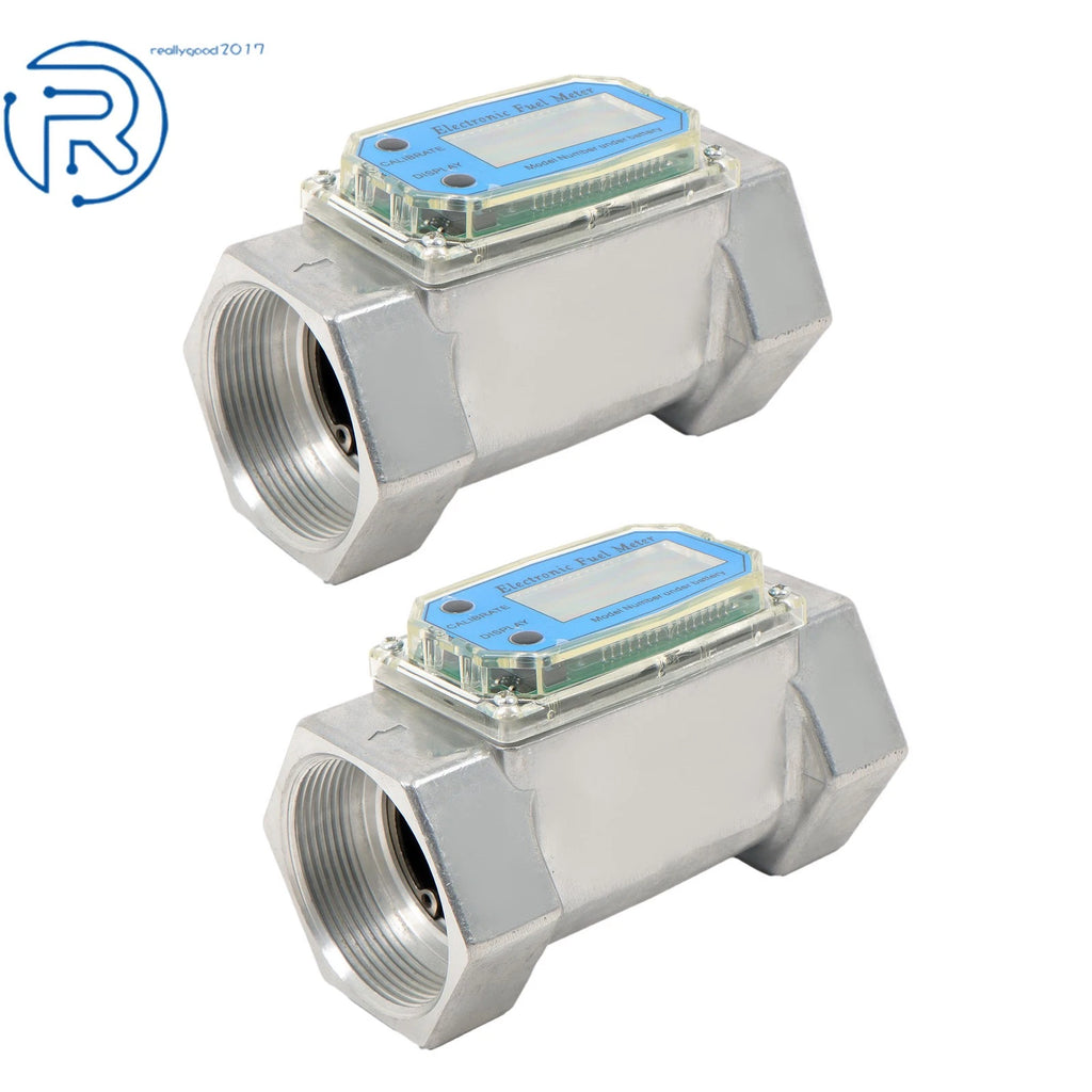 2X Digital Flow Meter 2" for Liquid Flow Measurement (15.8-132 GPM)