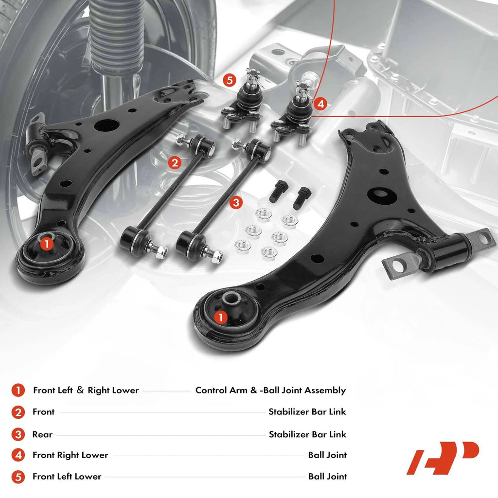 Front Rear Control Arm Ball Joint Sway Bar Link for Toyota Lexus