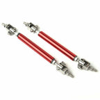 Red Front Bumper Lip Splitter Strut Rod Tie Support Bars for BMW (8-11)