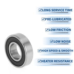 Deep Groove Ball Bearing P5 for Scooter Skateboard Wheel (10x22x6mm)