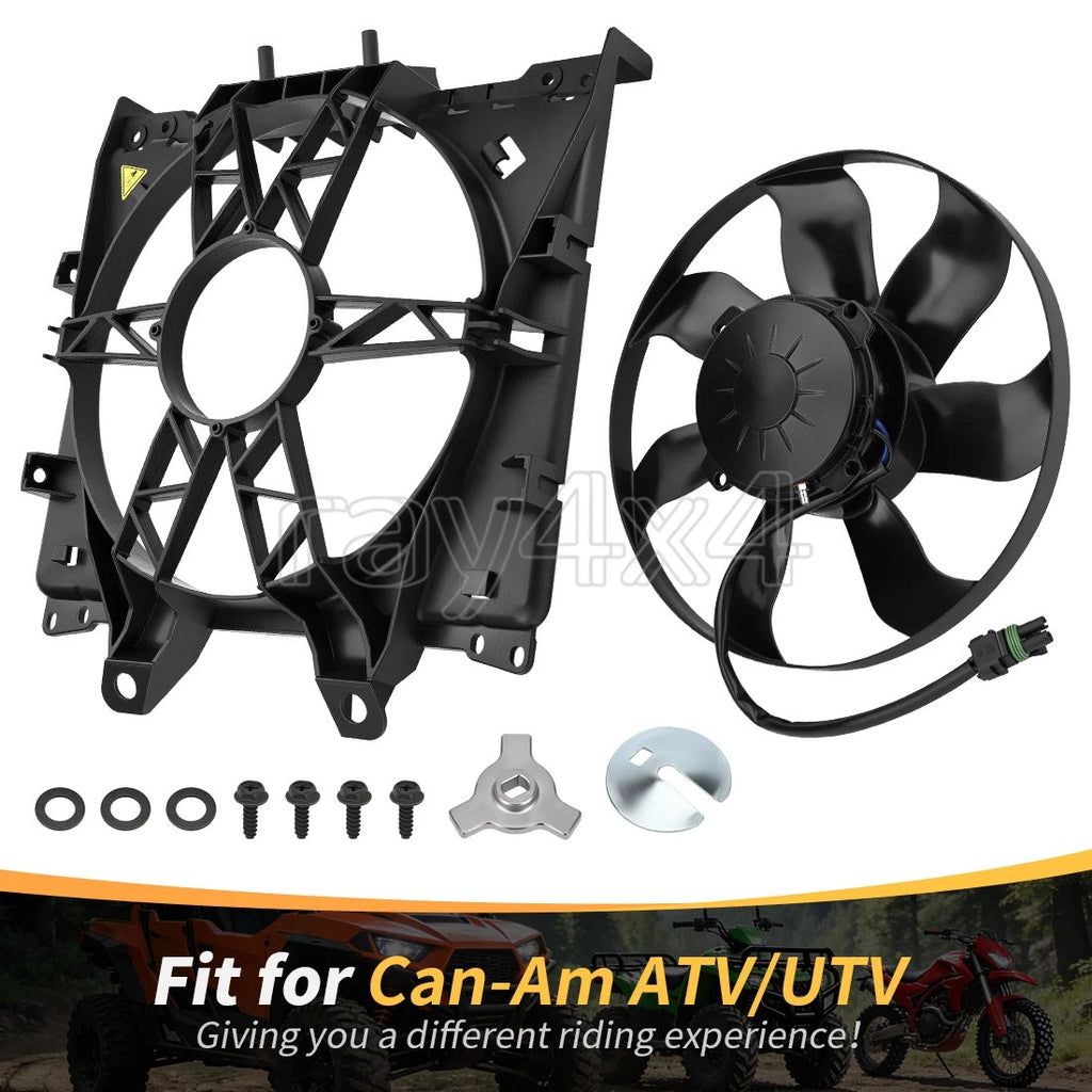 Cooling Radiator Fan Assembly for Can-Am Outlander Renegade Maverick 1000 (2015–2023)