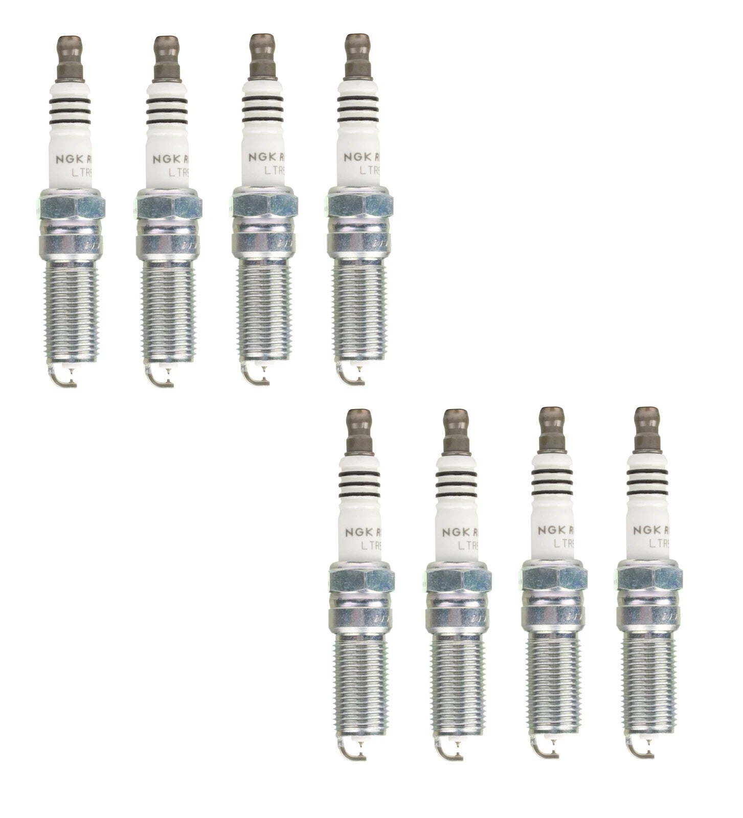 Set of 8 NGK Ruthenium HX Spark Plugs Gap 0.040" for Cadillac Chevy GMC V8