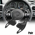 Pair Black Shift Paddle Covers for BMW 435i 220i (2014–2017)