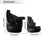 Set of 2 Mud Flaps Splash Guards for Subaru Forester (2005–2008)