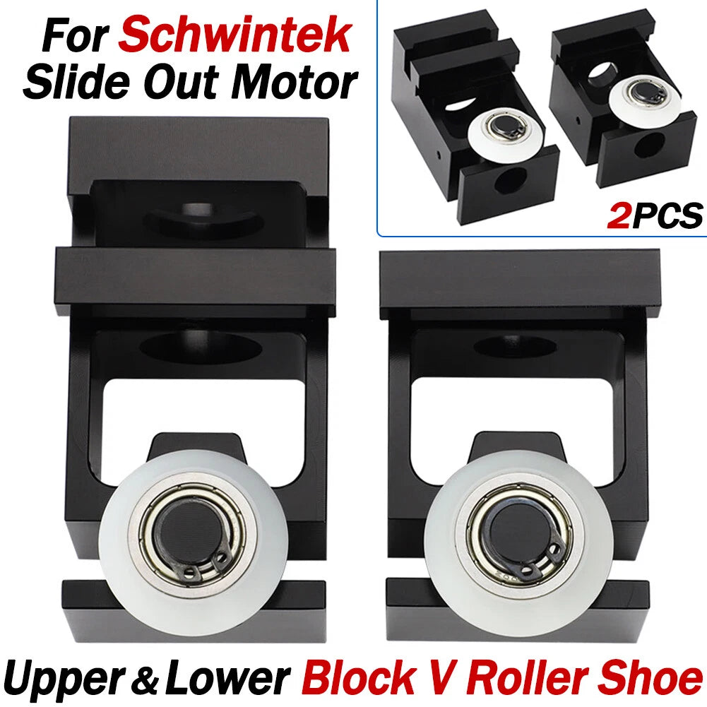 Schwintek Slide Out Motor Bearing Block V Roller Shoe for RV