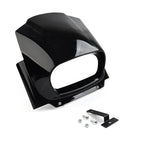 Glossy Black Headlight Fairing for Harley M8 Softail Fat Bob (2018-2022)