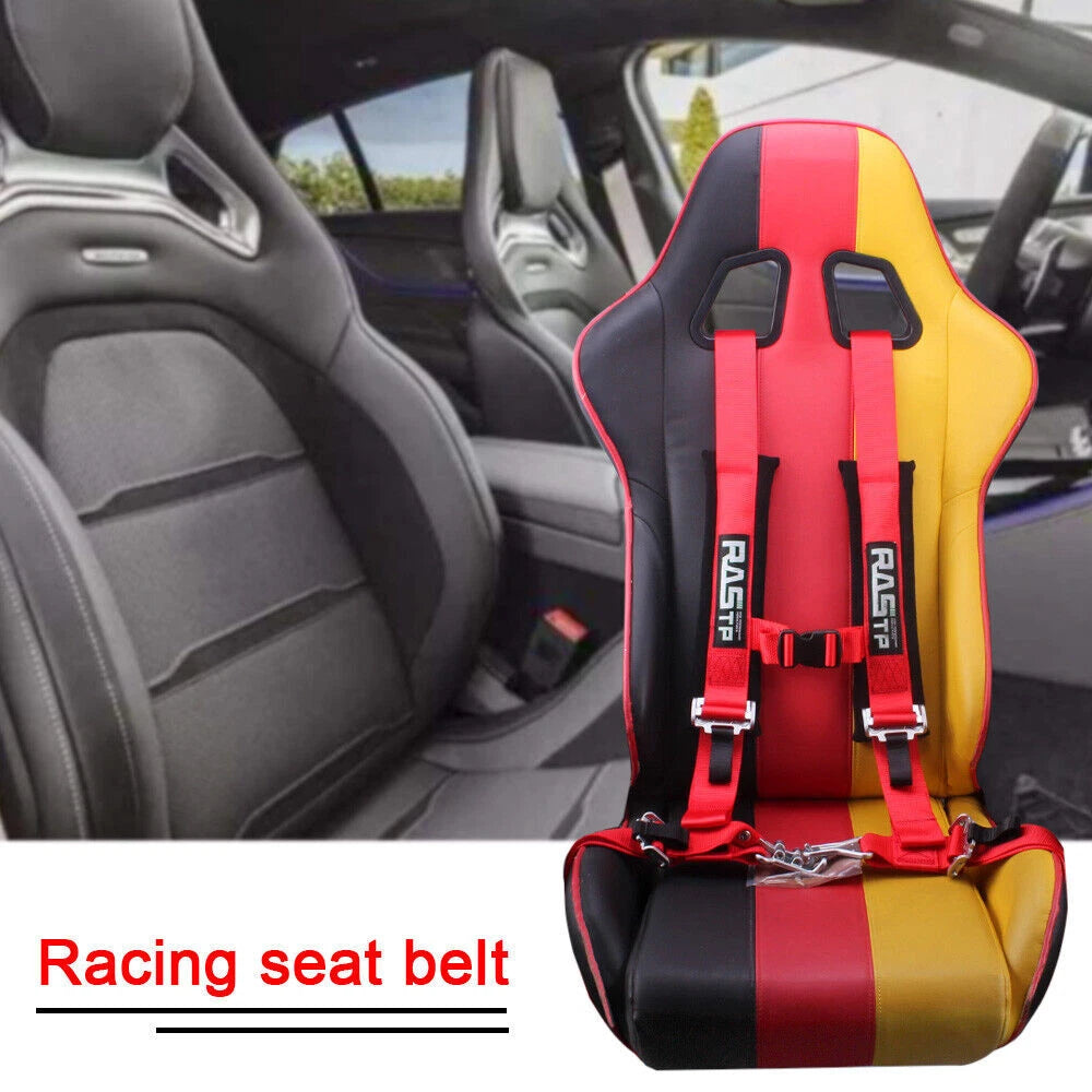 Set of 2 Racing Seat Belt Harness Quick Release 2 Inch Universal