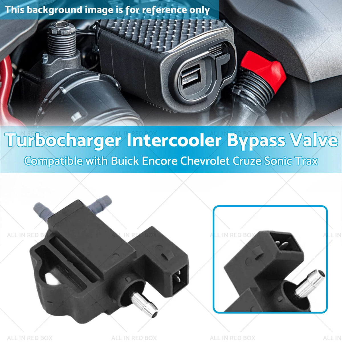 Turbocharger Bypass Valve for Buick Encore, Chevrolet Cruze, Sonic, Trax (2013–2021)