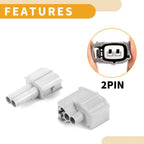 2 Pin Fuel Injector Connector Plug for Toyota (No. 9098011875)