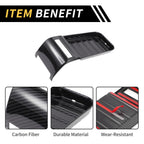 Carbon Fiber Central Armrest Storage Box Cover for Toyota Tundra (2014–2021)