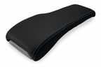 Console Lid Bench Seat Cover for Toyota Tacoma (2001–2004) Carbon Fiber Blue Stitch