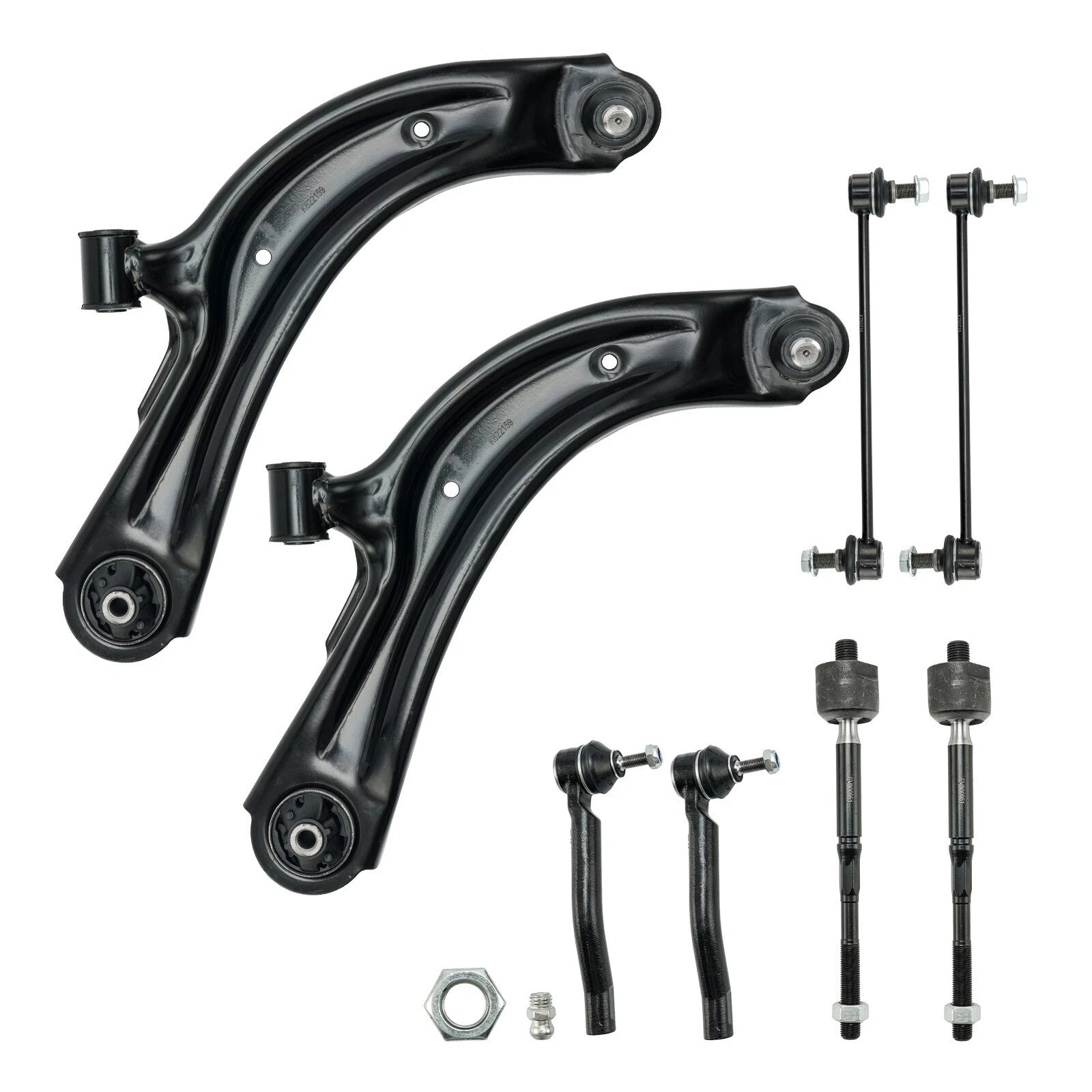 10x Front Lower Control Arm Ball Joints Sway Bar for 2013-2019 Nissan Sentra
