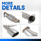 Catback Exhaust System for Dodge Neon SRT-4 (2003–2005) Dual Oval Tip