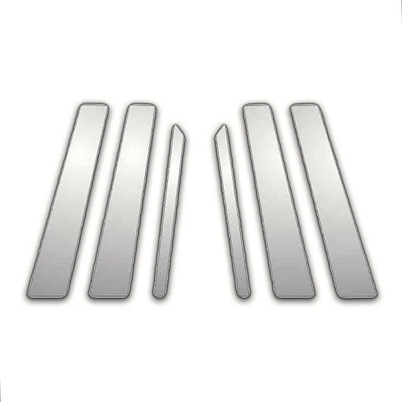 Chrome Pillar Post Covers 6pc Replacement for Mercedes GLK (2010–2015)